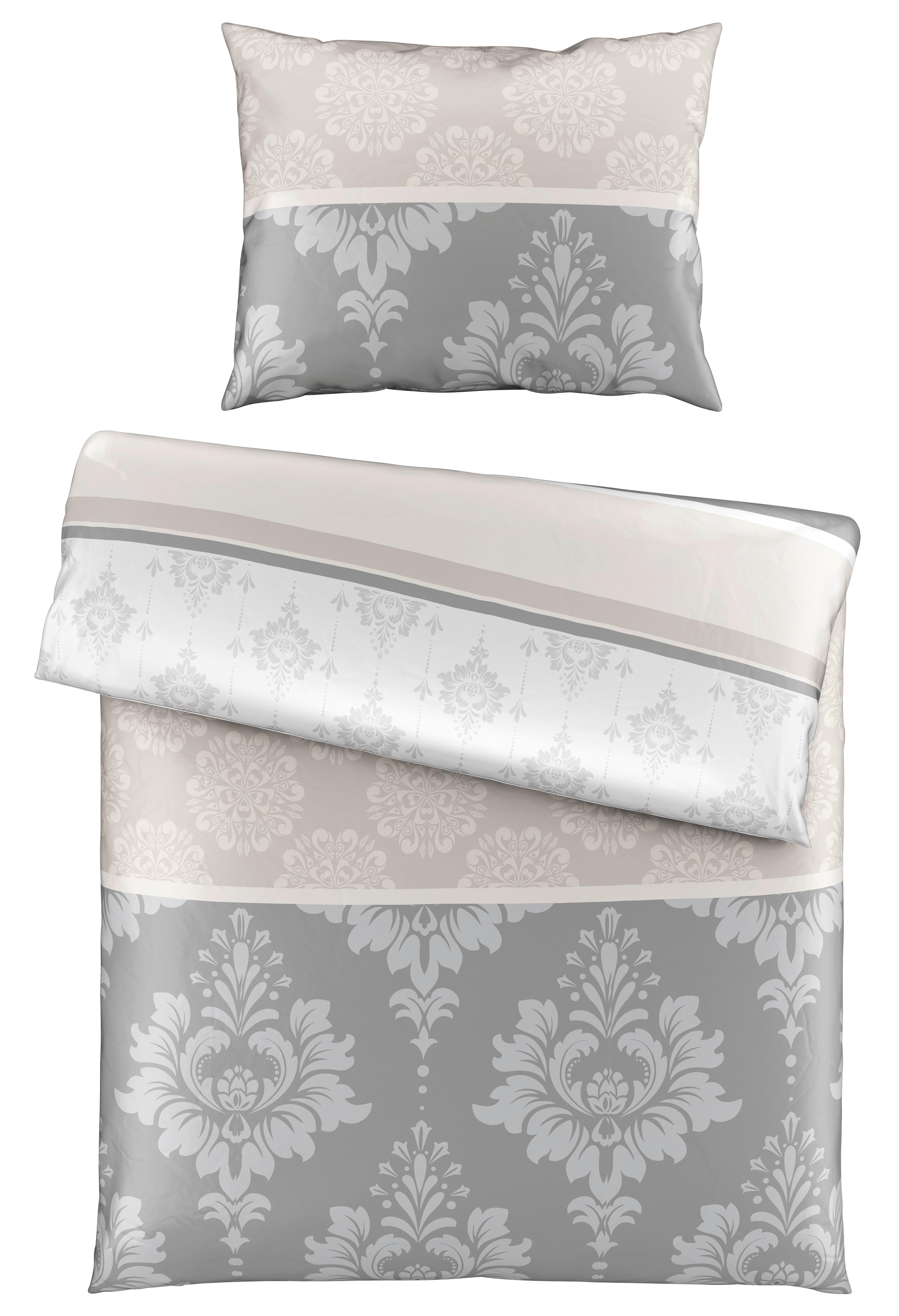 POVLEČENÍ YVONNE - šedá, Konvenční, textil (140/200cm) - Modern Living