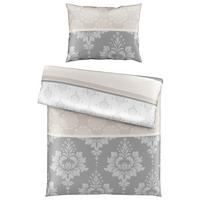 POSTEĽNÁ BIELIZEŇ YVONNE - sivá, Konventionell, textil (140/200cm) - Modern Living