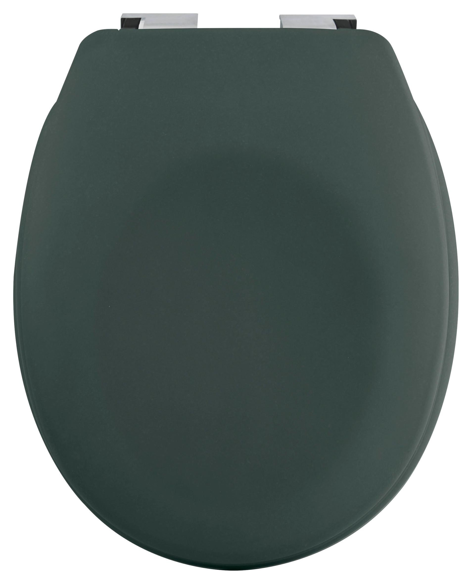 WC-Sitz Neela - Dunkelgrün, KONVENTIONELL, Kunststoff (37,3/5cm) - Spirella