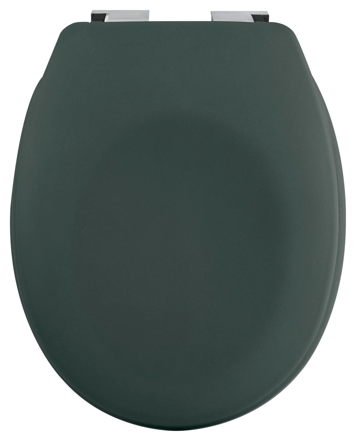 WC-Sitz Neela - Dunkelgrün, KONVENTIONELL, Kunststoff (37,3/5cm) - Spirella