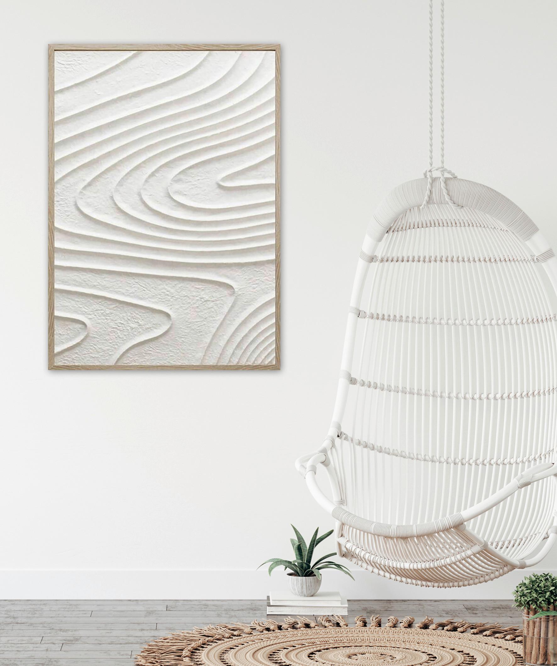 Obraz na plátně MIKE, 50x70x4cm - bílá/přírodní barvy, Moderní, kompozitní dřevo/plast (50/70/4cm) - Mömax