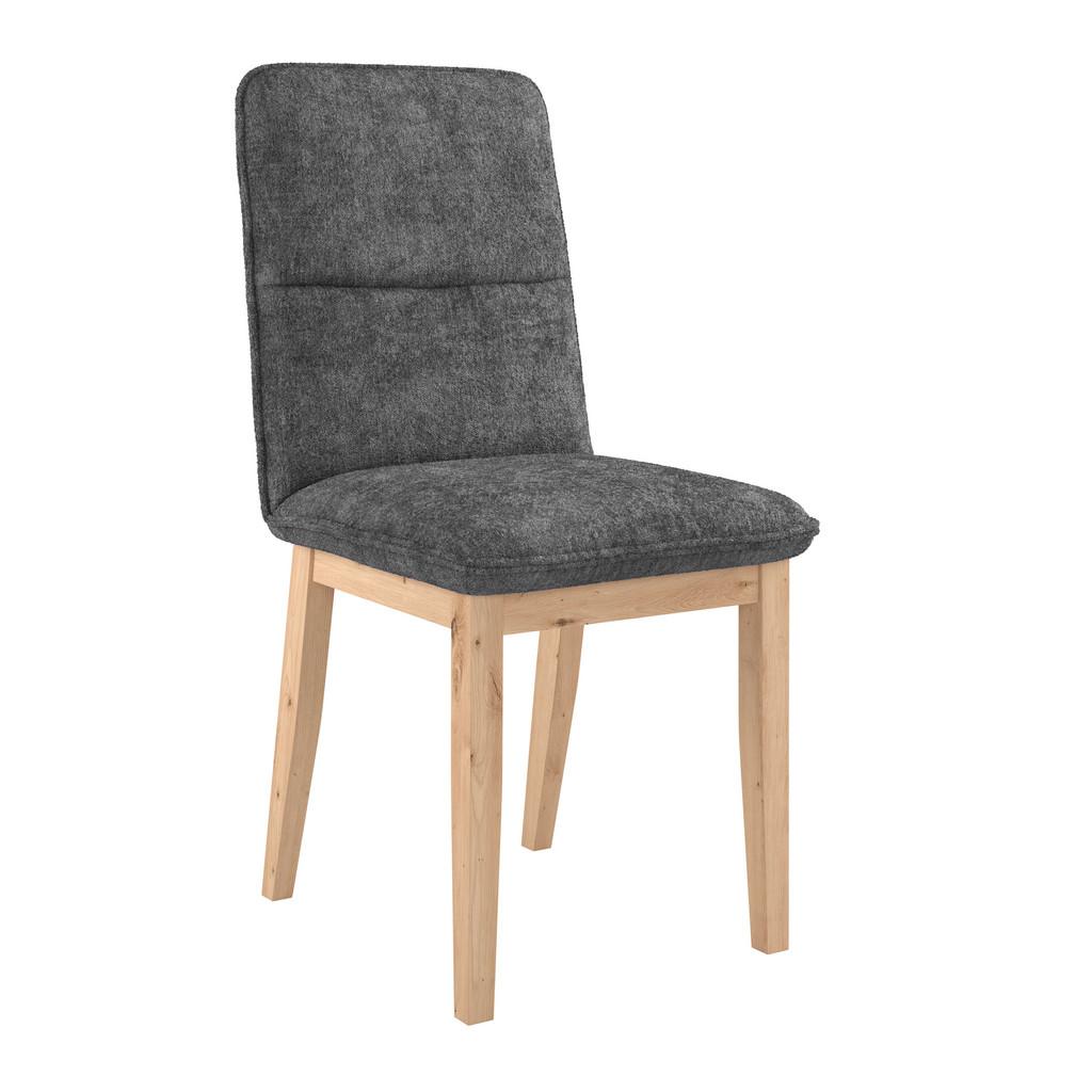 Vierfußstuhl Beluna II Webstoff anthrazit, B: 47cm