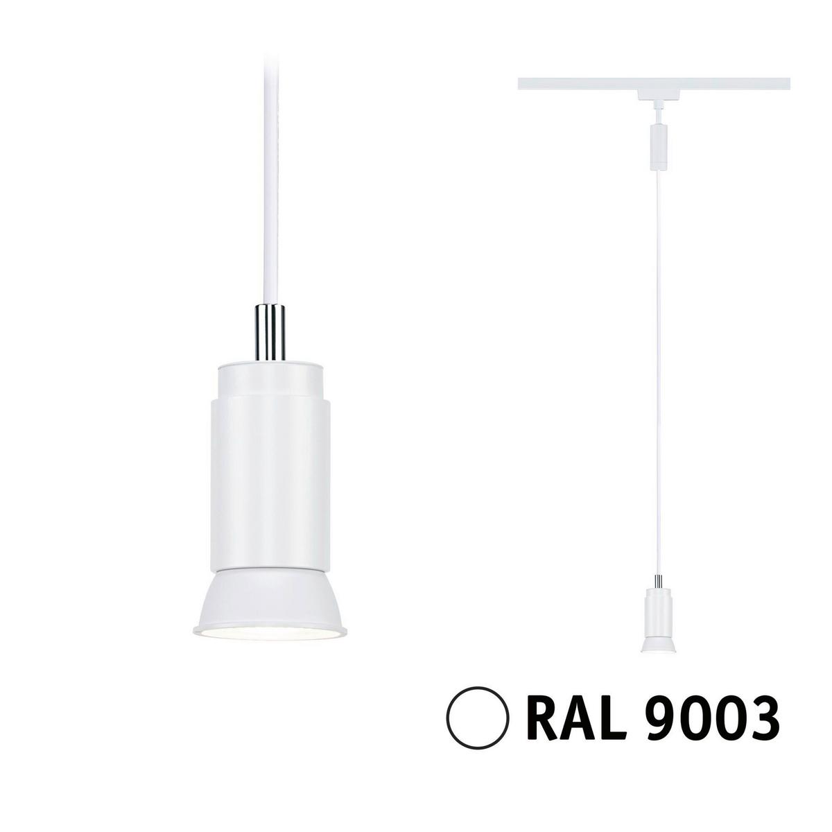 Schienensystem-Hängeleuchte 95623 Urail Runa Sw - Basics (3,5/118cm) - Paulmann