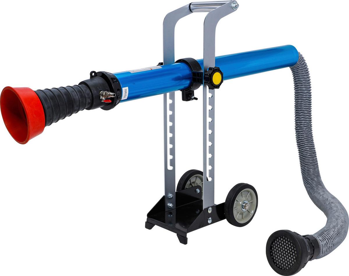 Druckluft-Abgasabsauggerät 70928 - Blau/Schwarz, Basics (121/31,5/38,4cm)