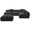 Ecksofa Bloom - Dunkelgrau, Trend, Textil (315/235cm) - Livetastic