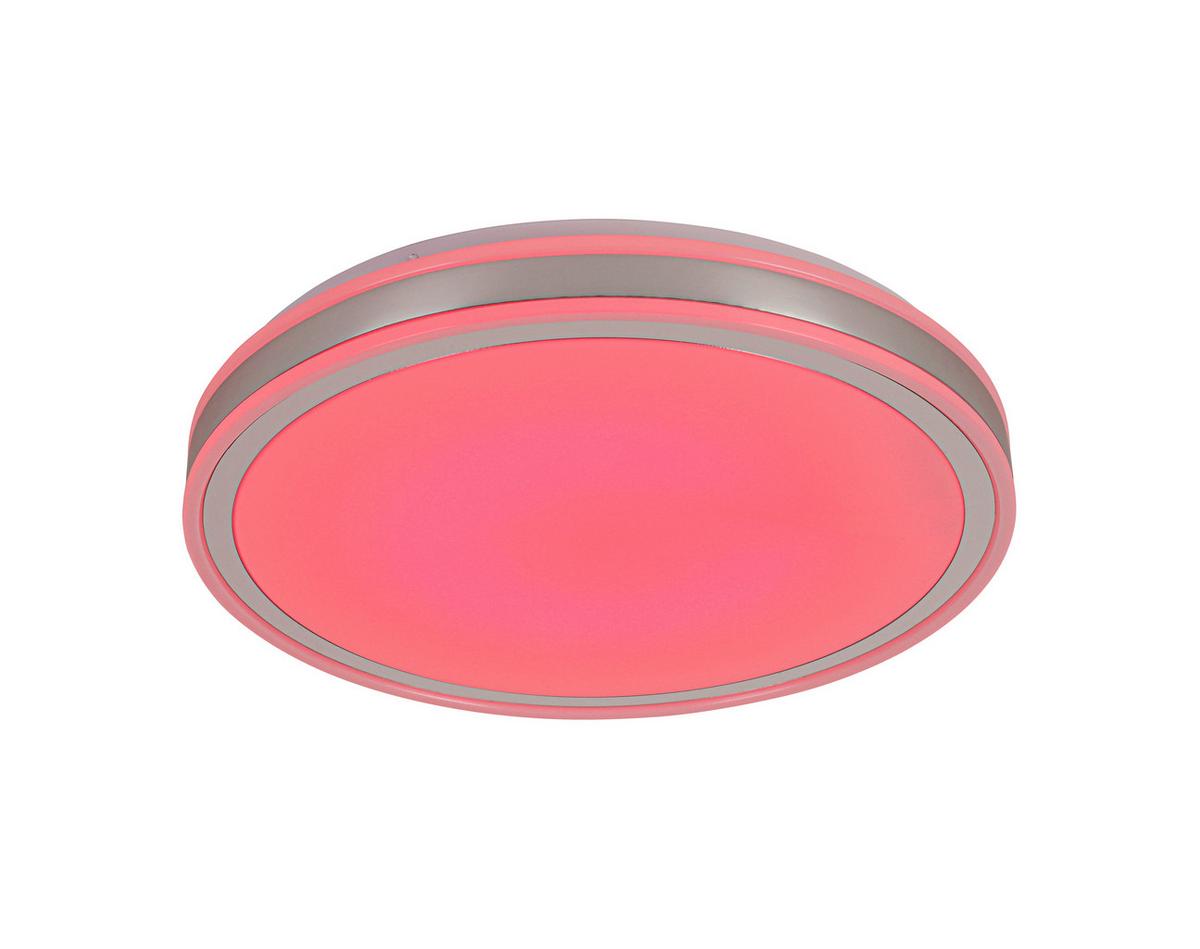 STROPNÉ LED SVIETIDLO FARBI - biela/chrómová, Modern, kov/plast (38/38/6cm) - Mömax