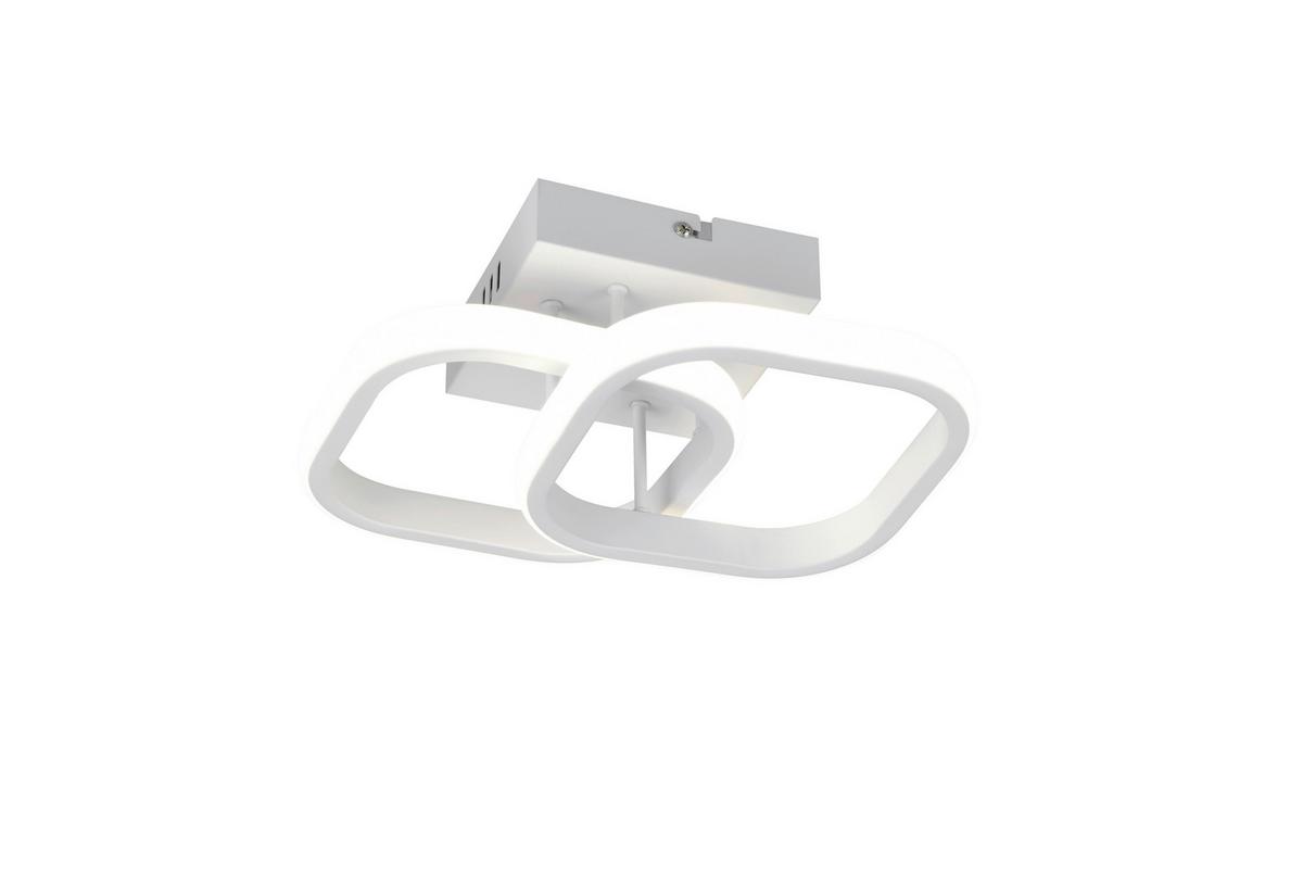 Led-deckenleuchte, 4000k Denise - Weiß, Basics, Kunststoff/Metall (24/24/10,5cm) - Luca Bessoni