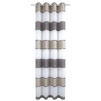 Ösenvorhang Walter - Taupe/Grau, Design, Textil (140/225cm) - Schmidt W. Gmbh