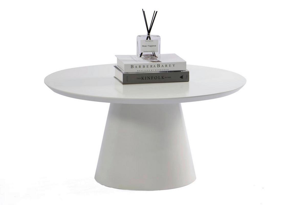 Konferenční stolek CIRCUS biela matná 80 - bílá, Moderní, kompozitní dřevo (80/40cm) - Mömax