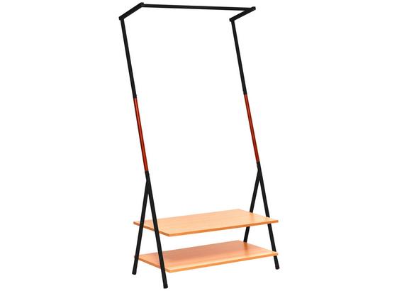 Kleiderständer Scandic Vi 80cm Schwarz - Schwarz, MODERN, Kunststoff/Metall (80/160/40cm) Kleiderständer Scandic Vi 80cm Schwarz - Schwarz, MODERN, Kunststoff/Metall (80/160/40cm)