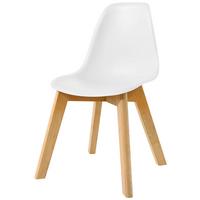 Dětská židle STEVE bílá - bílá, Moderní, dřevo/plast (32/57/32cm) - Based