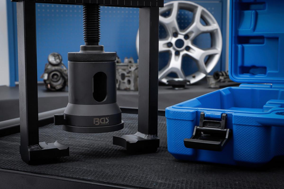 Längslenker-Werkzeug-Satz 6890 - Blau/Schwarz, Basics (38,3/28,7/11,1cm)