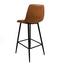 Barhocker-Set Susan 2-Er Set Braun - Schwarz/Orange, Basics, Textil/Metall (43/102/49cm) - Livetastic Barhocker-Set Susan 2-Er Set Braun - Schwarz/Orange, Basics, Textil/Metall (43/102/49cm) - Livetastic