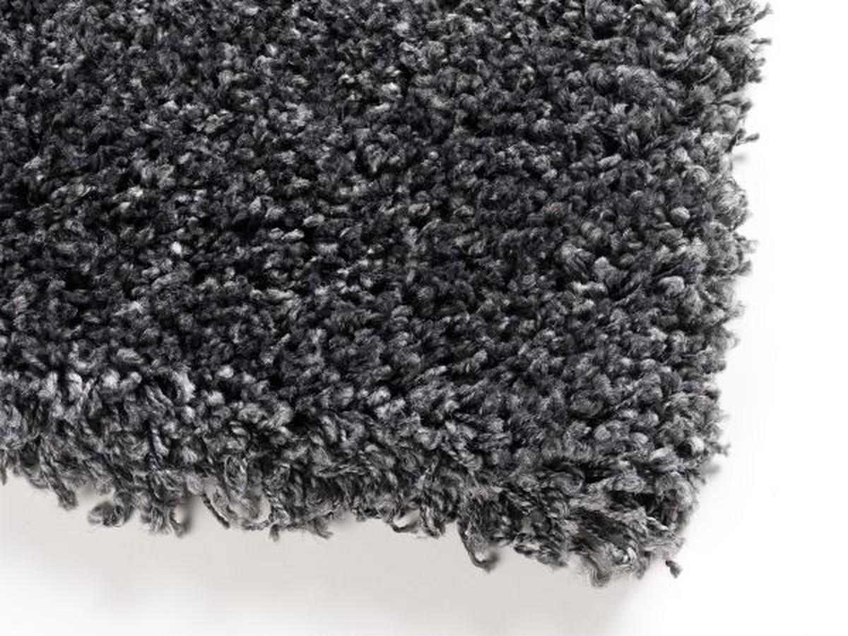 Hochflorteppich Fantasy Shaggy Dunkelgrau 80x150 cm - Dunkelgrau, KONVENTIONELL, Textil (80/150cm) - Novel