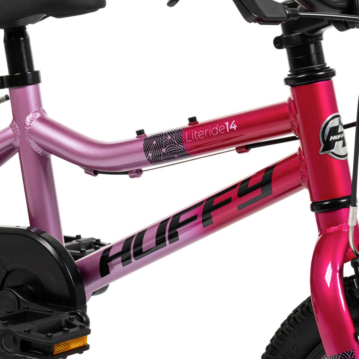 Kinderfahrrad Literide Pink, 14 Zoll - Pink, Basics, Metall (35/56/105cm)
