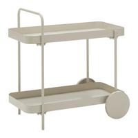 SERVÍROVACÍ VOZÍK DESINO -EXKLUSIV- - kašmírová, Moderní, kov (70/70/43cm) - Mömax