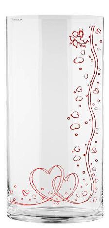 Vase Valentin Zylindrisch Glas H: 20 Cm
