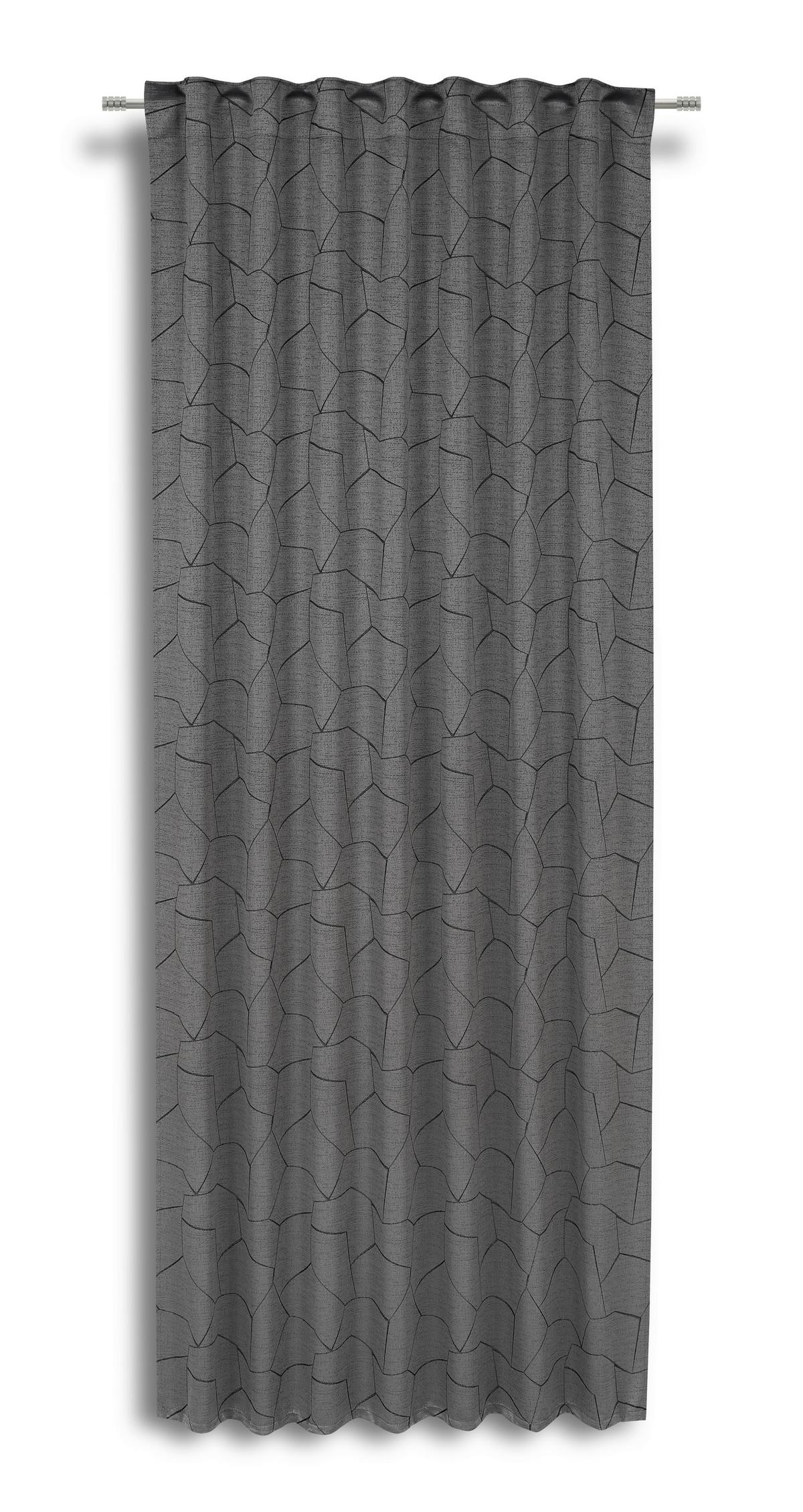 Vorhang Mit Band Marga 140x245 Cm Taupe - Taupe, MODERN, Textil (140/245cm) - Luca Bessoni