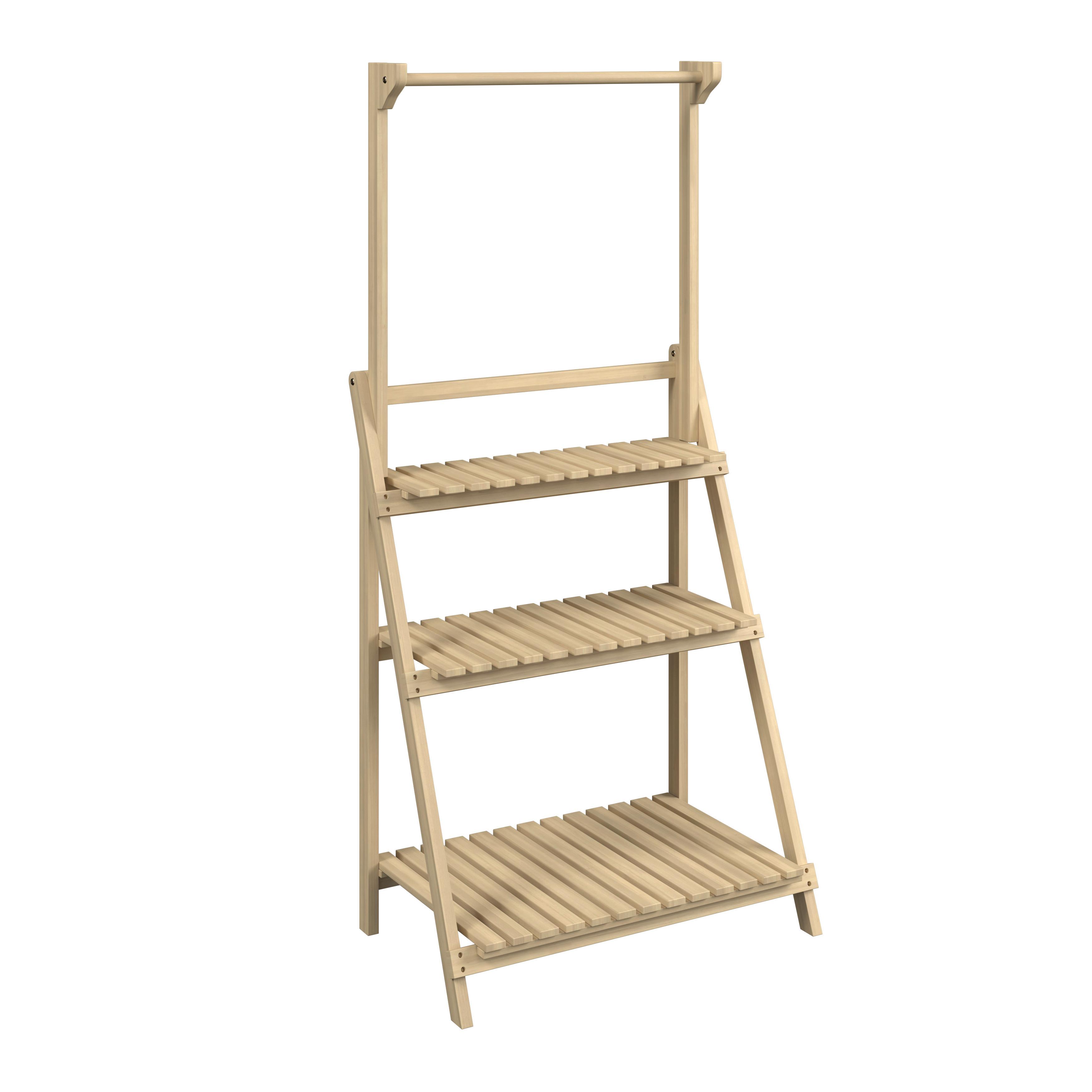 Gartenregal Lea - Akaziefarben, MODERN, Holz (69/147/40cm) - Beldano