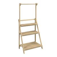 Gartenregal Lea - Akaziefarben, MODERN, Holz (69/147/40cm) - Beldano