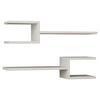 Wandboard Fork Regal - Weiß, Design, Holzwerkstoff (75/17/20cm) - Livetastic