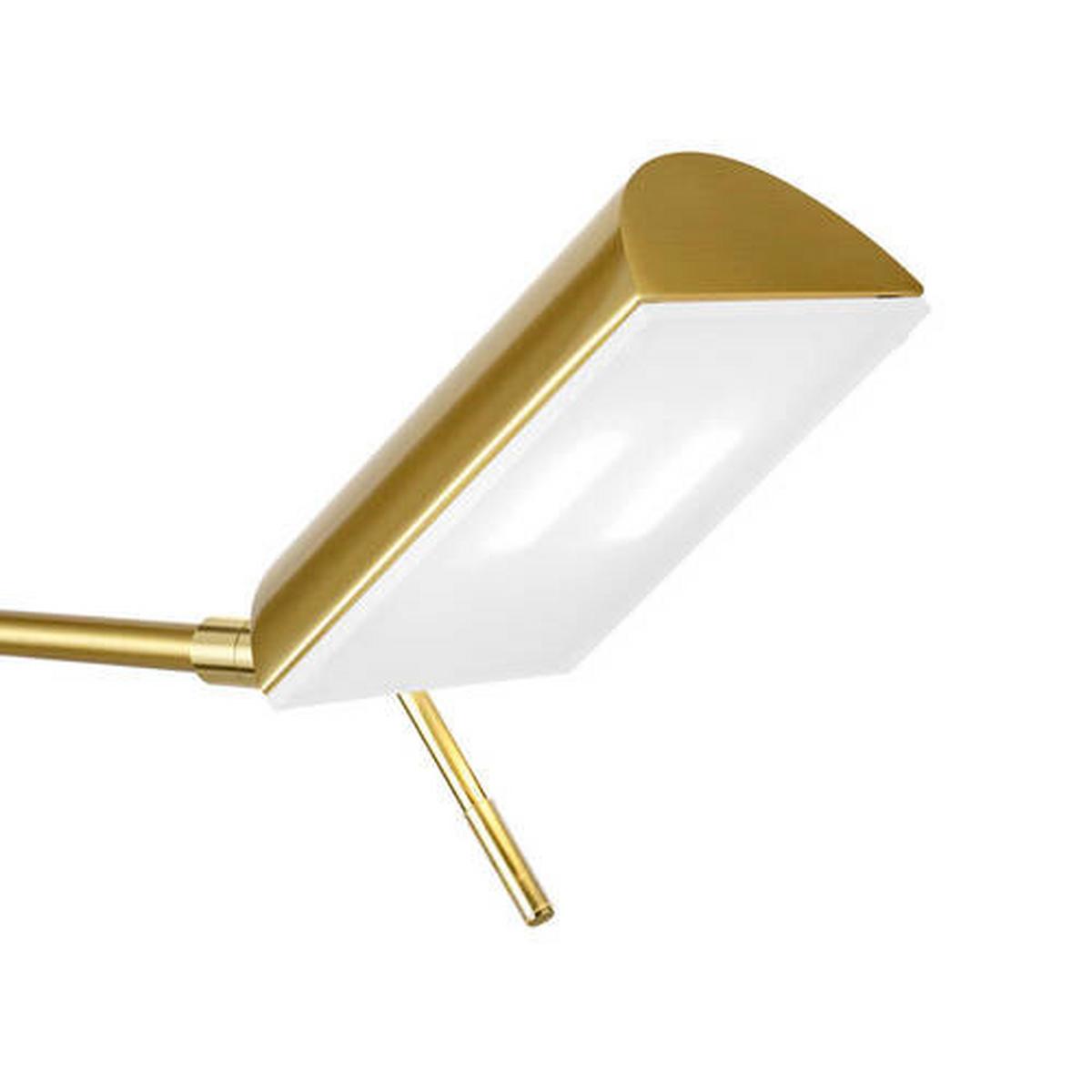 LED-Tischleuchte 50290/1-01 - Messingfarben, Design, Kunststoff/Metall (20/40-60cm) - Hell
