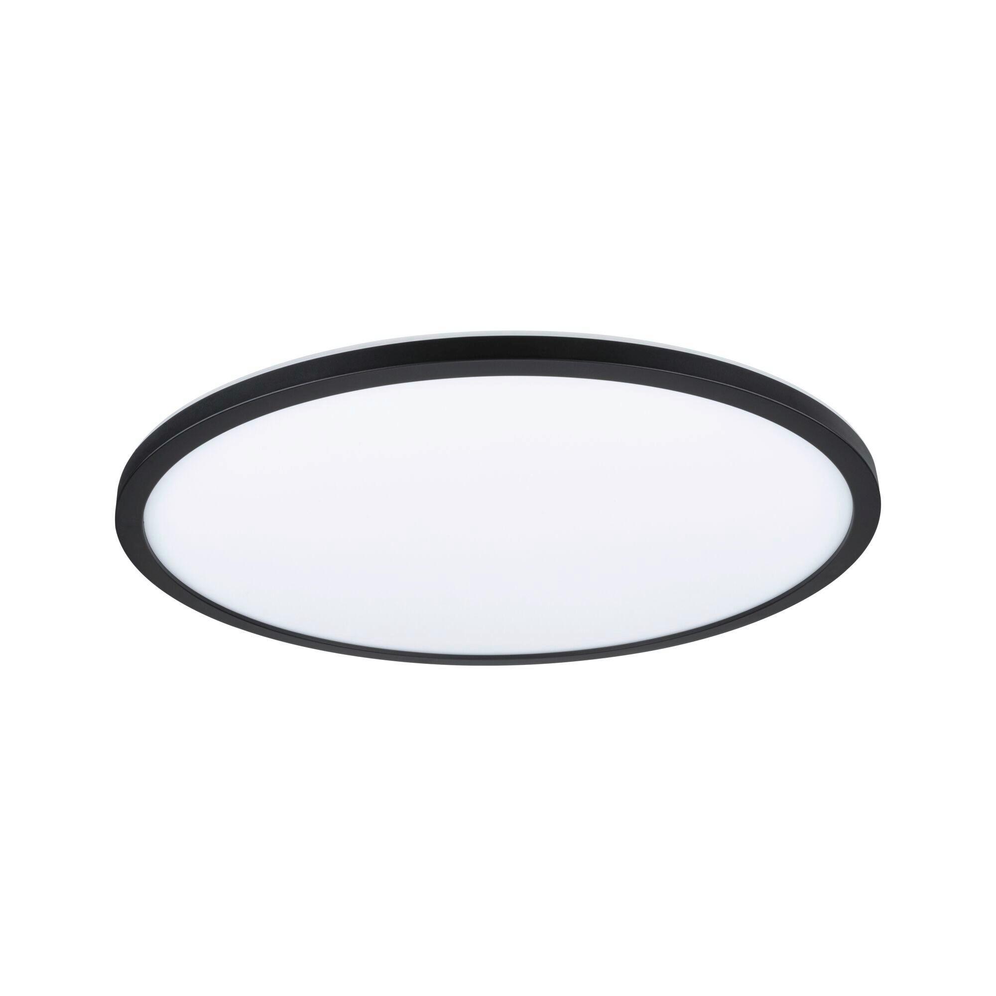 Paulmann LED-Paneel Ø 42 cm dimmbar mit Schwarzem Rahmen