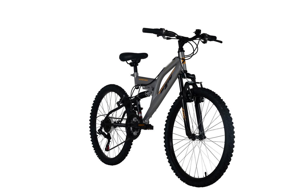 WYLD Kinder Moutainbike Fully grau - Grau, MODERN, Metall (25cm)