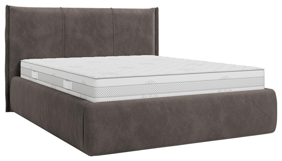 Polsterbett Beli Braun Lf: 140x200 Cm - Schwarz/Braun, MODERN, Holz/Holzwerkstoff (140/200cm) - MID.YOU