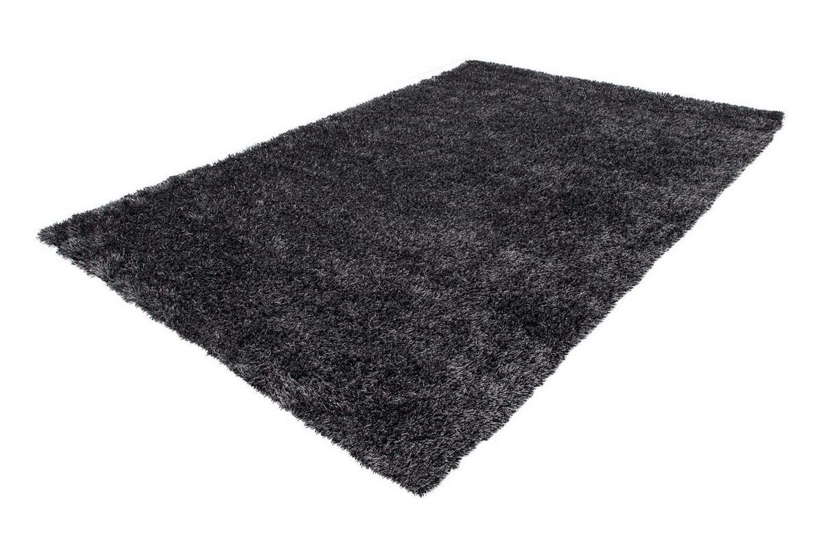 HOCHFLORTEPPICH Anthrazit - Anthrazit, KONVENTIONELL, Textil (120/170cm) - Kayoom
