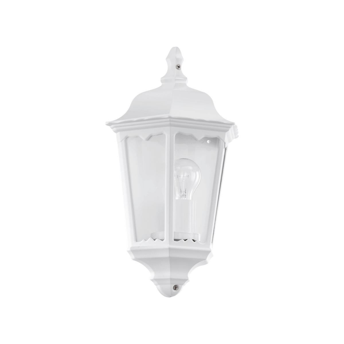 Led-wandleuchte Navedo 1-Flammig - Klar/Weiß, Basics, Glas/Metall (29cm) - Eglo