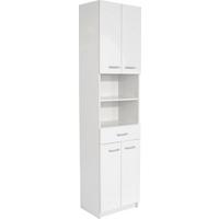 Hochschrank Fiola B: 50cm, Weiß - Weiß, KONVENTIONELL, Holzwerkstoff (50/192/30cm)