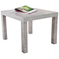 KONFERENČNÝ STOLÍK NORA - sivá, Modern, kompozitné drevo/plast (55/42/55cm) - Based