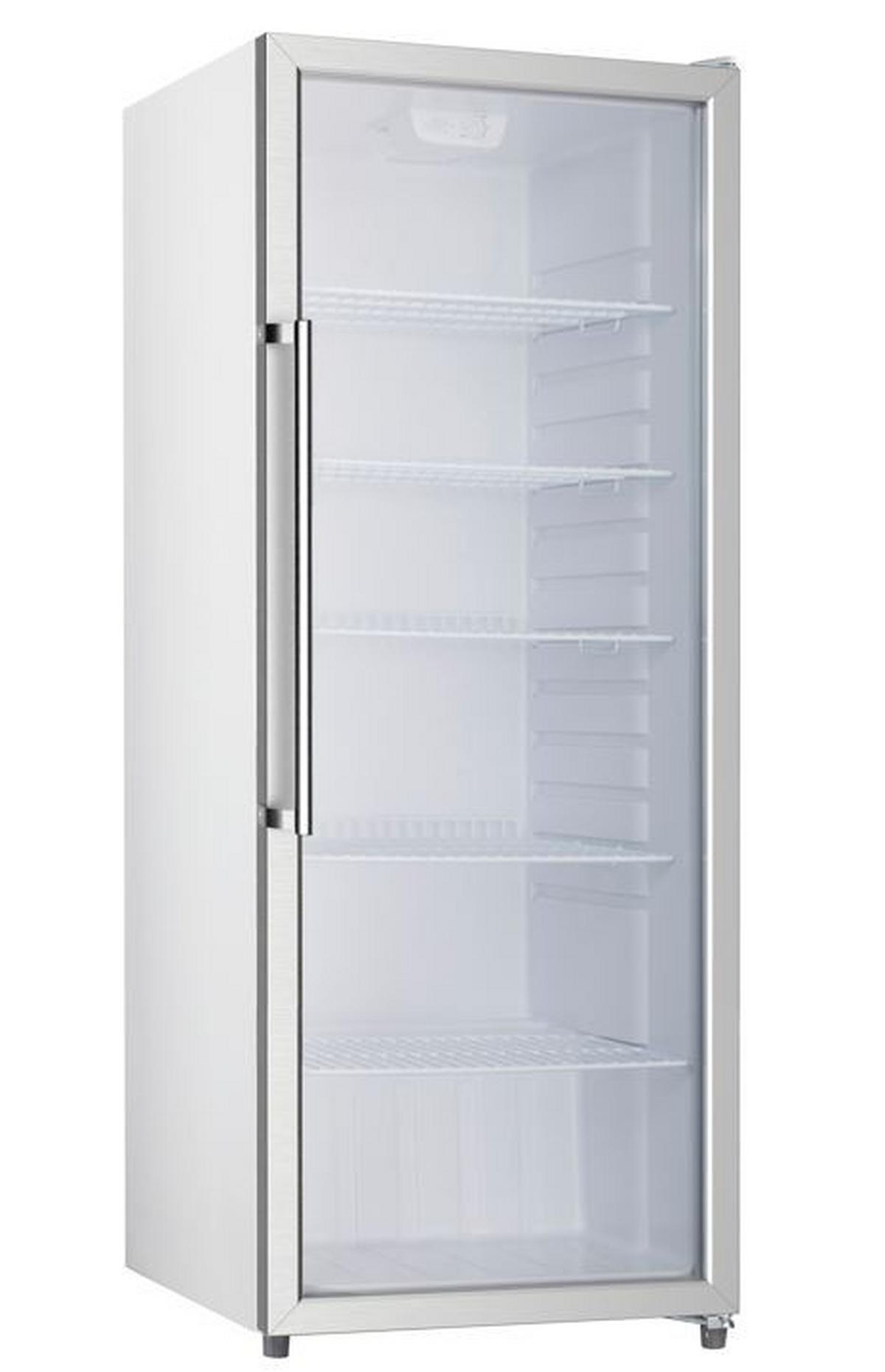 Flaschenkühler Nabo Fk 2560 Silber/weiss - Silberfarben/Weiß, Basics, Glas/Kunststoff (55/144/58cm) - Nabo