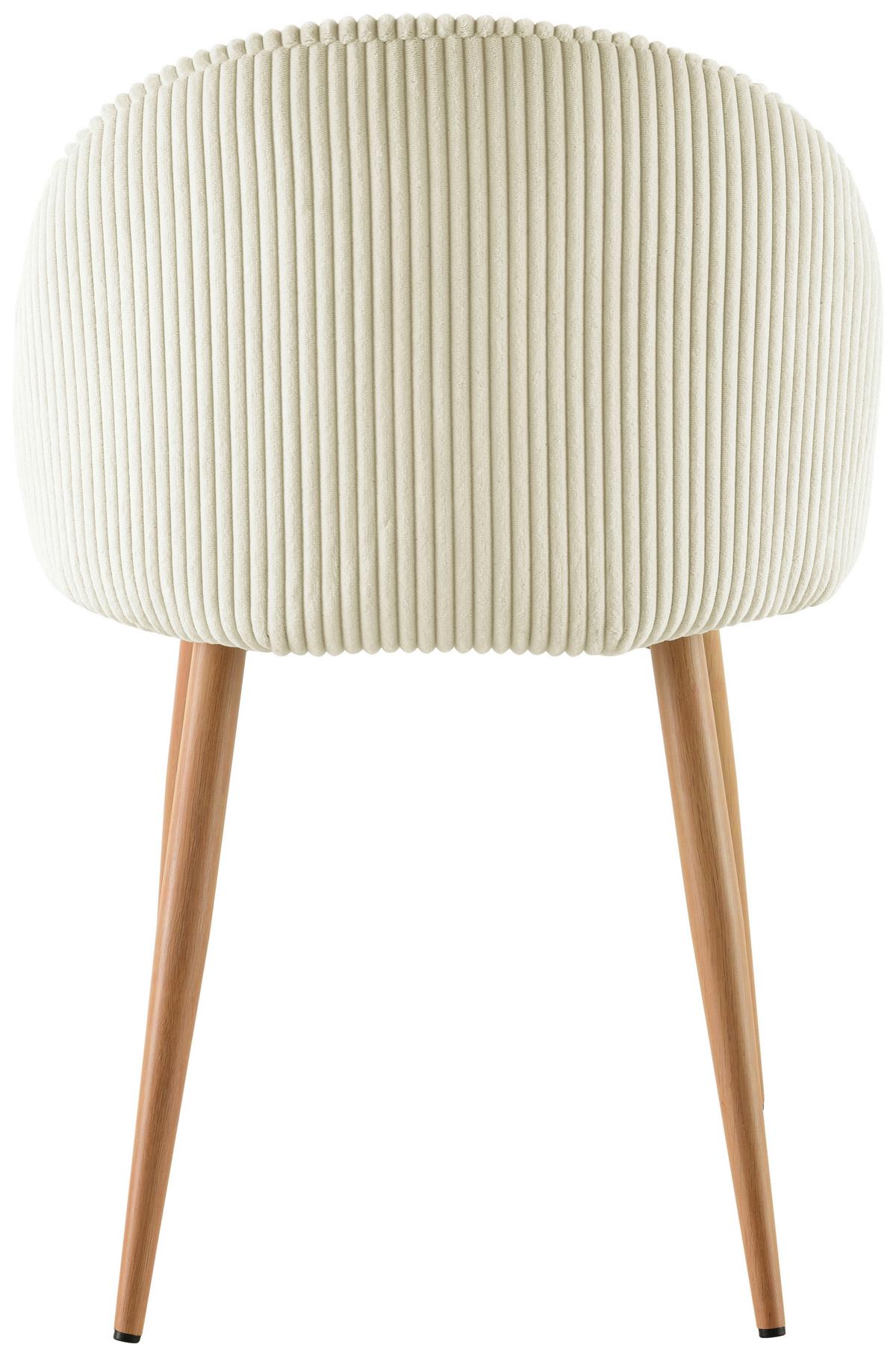 Stuhl Emilio - Eichefarben/Beige, LIFESTYLE, Holz/Textil (51/78/52cm) - Livetastic