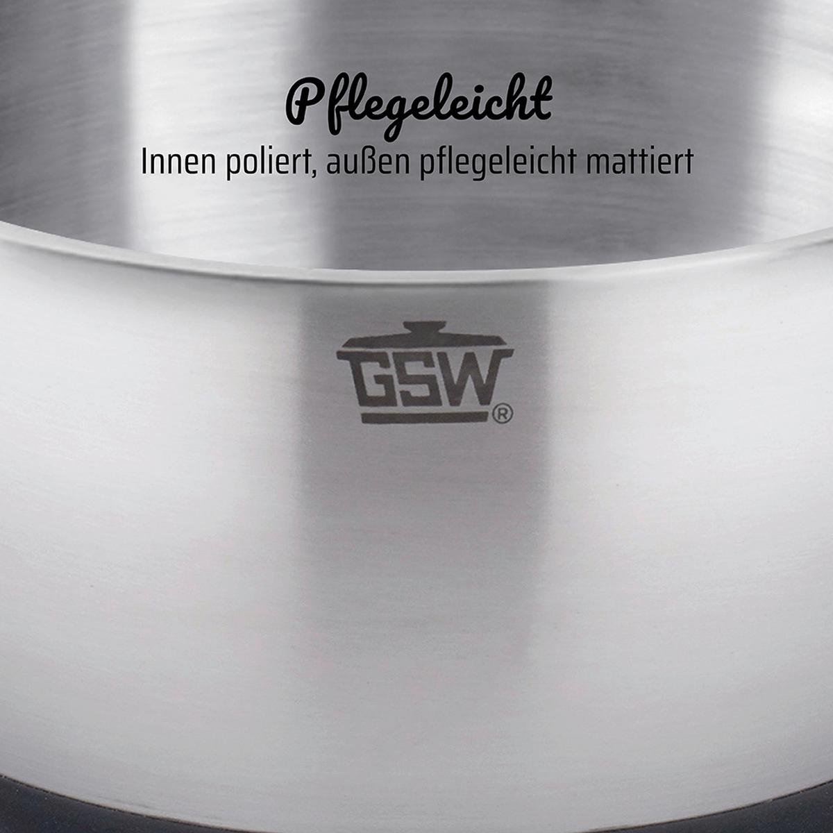 Rührschüsselset Primo Edelstahl, 3-teilig - Edelstahlfarben, Basics, Metall - GSW