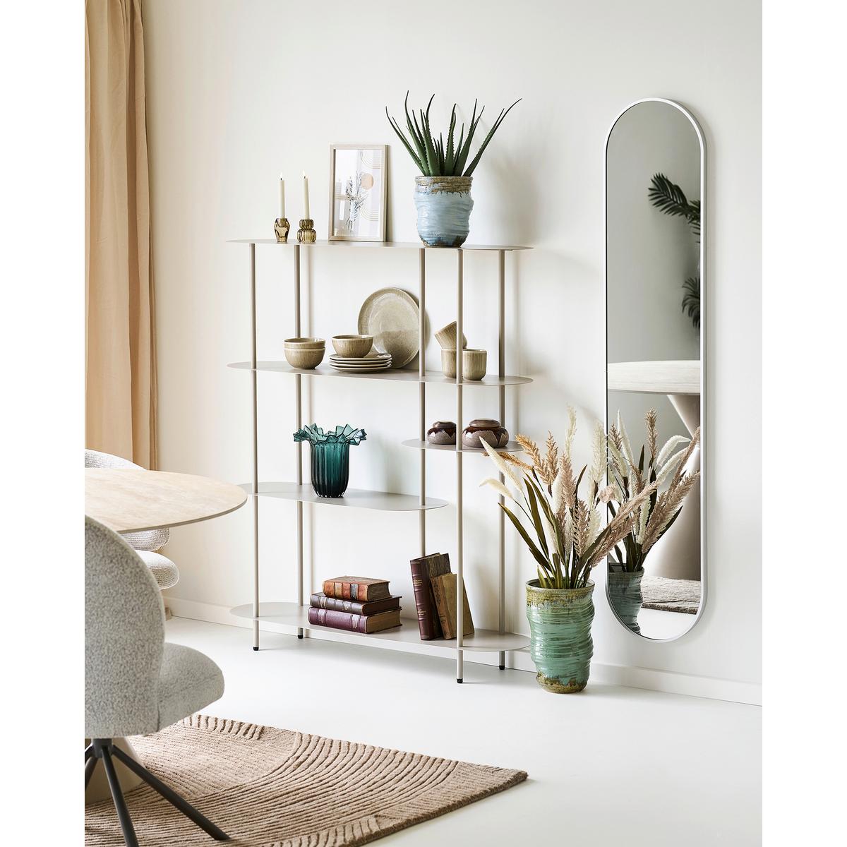 REGAL Rieti, Greige B: 118 cm - Greige, Design, Metall (118/139/31cm) - MID.YOU