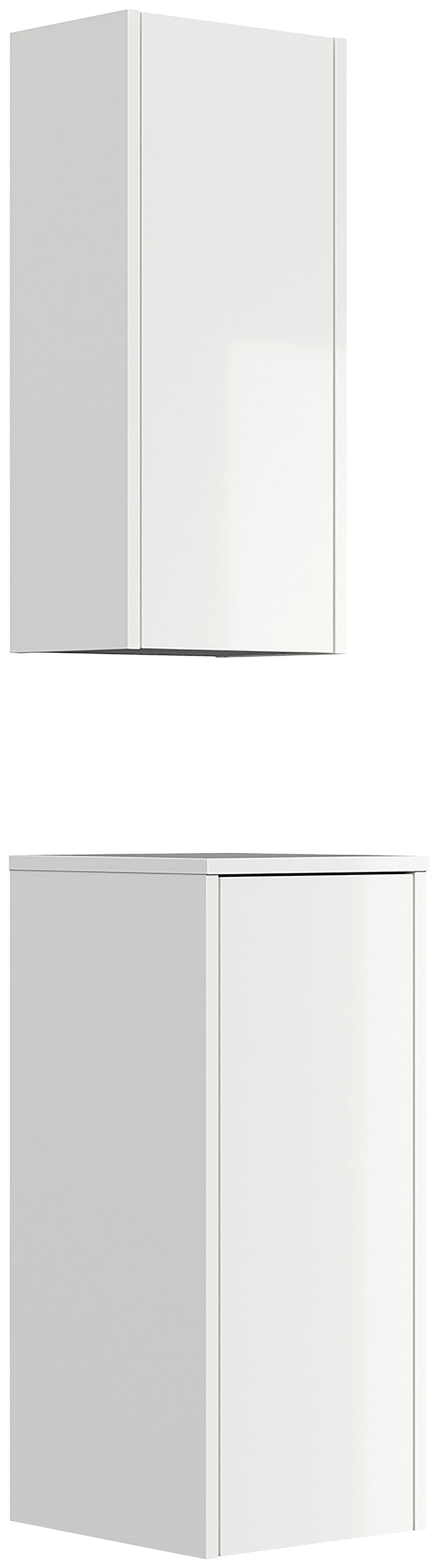 Hängeschrank Limes Weiß Hg B: 30 Cm - Weiß Hochglanz, MODERN, Holzwerkstoff (30/70,6/20cm) - MID.YOU