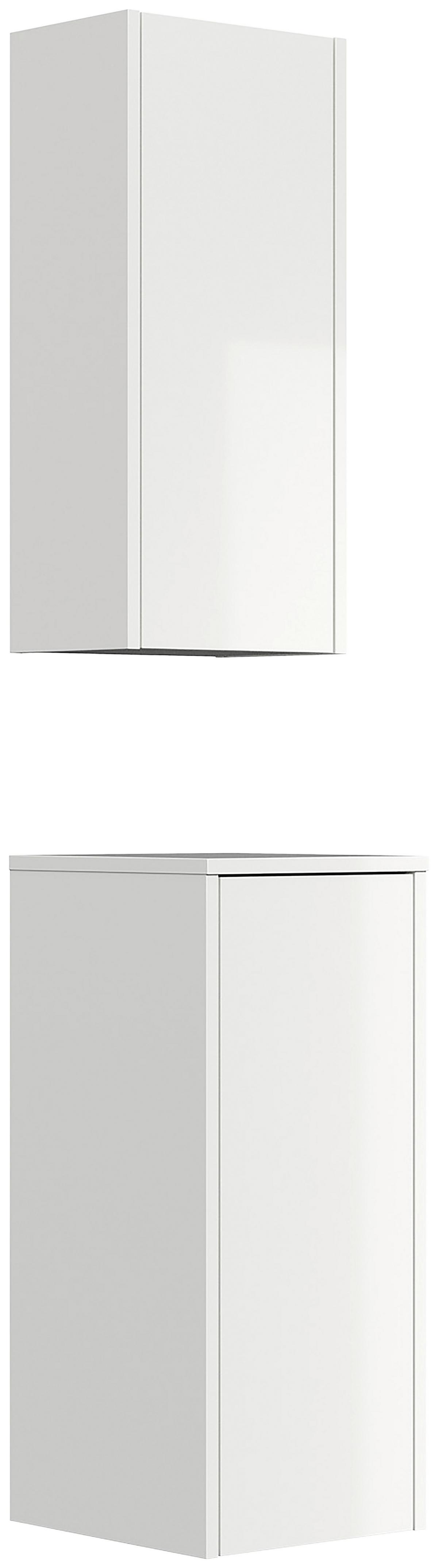 Hängeschrank Limes Weiß Hg B: 30 cm - Weiß Hochglanz, MODERN, Holzwerkstoff (30/70,6/20cm) - MID.YOU