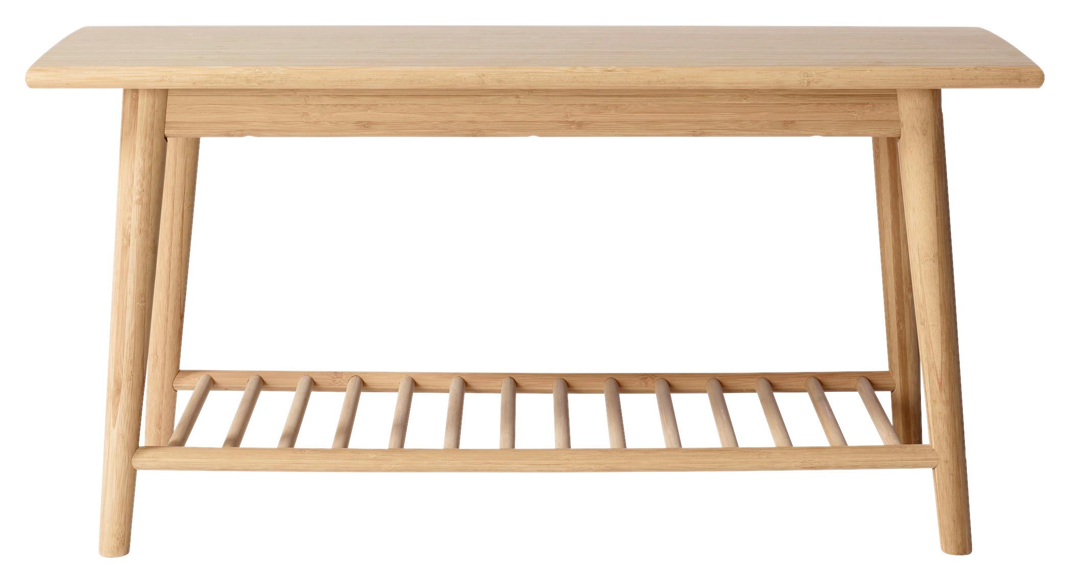 SCHUHBANK NOBLE 4168002 - Naturfarben, ROMANTIK / LANDHAUS, Holz (90/45/35cm) - MID.YOU