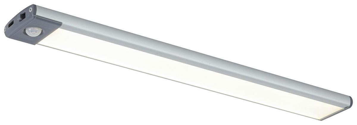 PODSVĚTLENÍ UNTI - šedá/barvy stříbra, Moderní, kov/plast (32,5/4/1cm) - Mömax