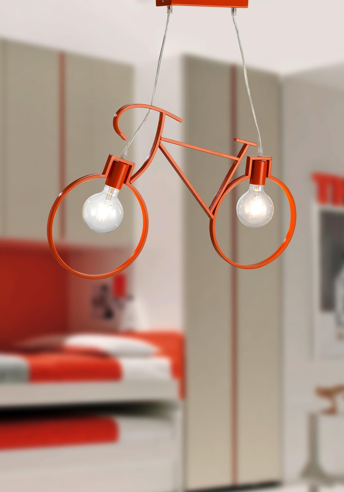 Kinderhängeleuchte 4900/sa - Orange, Basics, Metall (67/4/125cm)