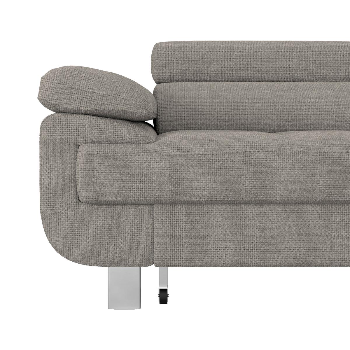 Ecksofa Savona - Graubraun, MODERN, Textil (270/230cm) - Ondega