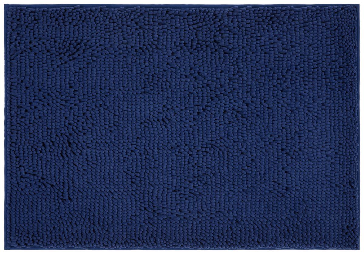 Badematte Liliane - Blau, KONVENTIONELL, Kunststoff (60/90cm) - Ondega