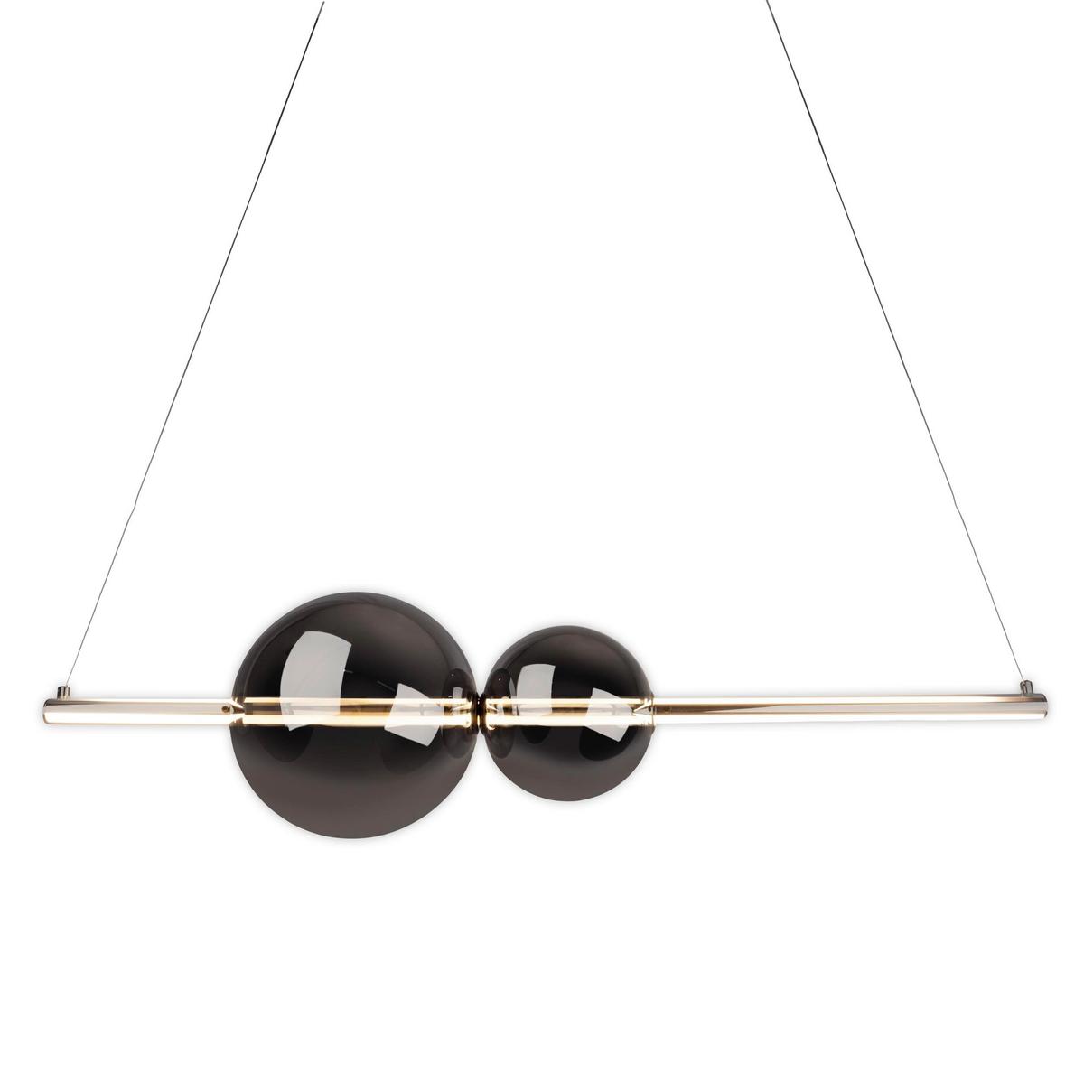 Led-pendelleuchte 6140542 Nova - Design, Glas/Metall (105,3/25/150cm) - Näve