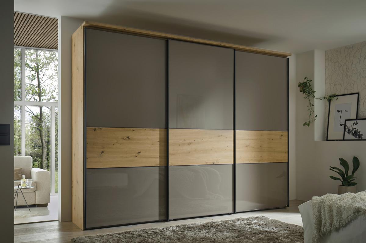 Schwebetürenschrank Mit Laden 167 Cm Includo, Weiß - Weiß, MODERN (167/222/68cm) - MID.YOU
