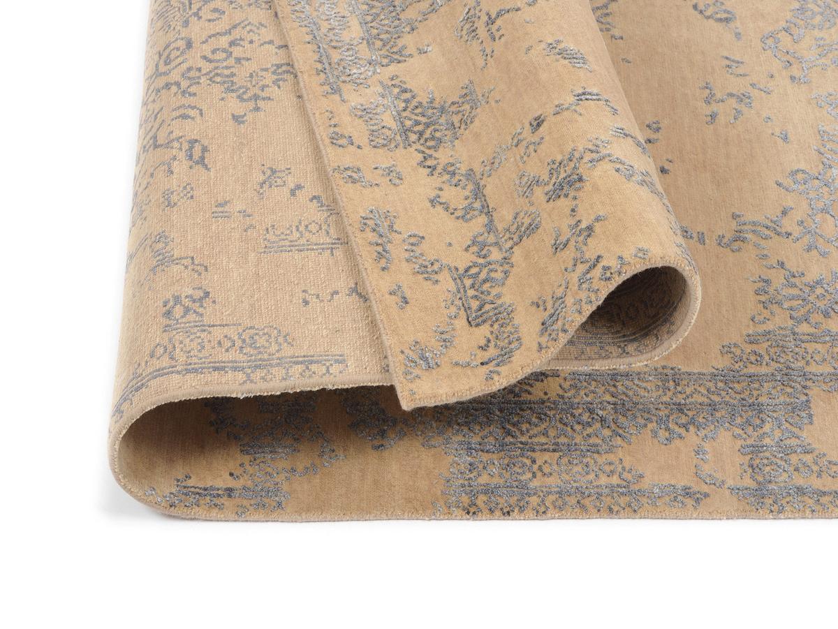 Orientalischer Webteppich Blau /Creme Soho Aurora 250x350 cm - Blau/Creme, Design, Textil (250/350cm) - Musterring