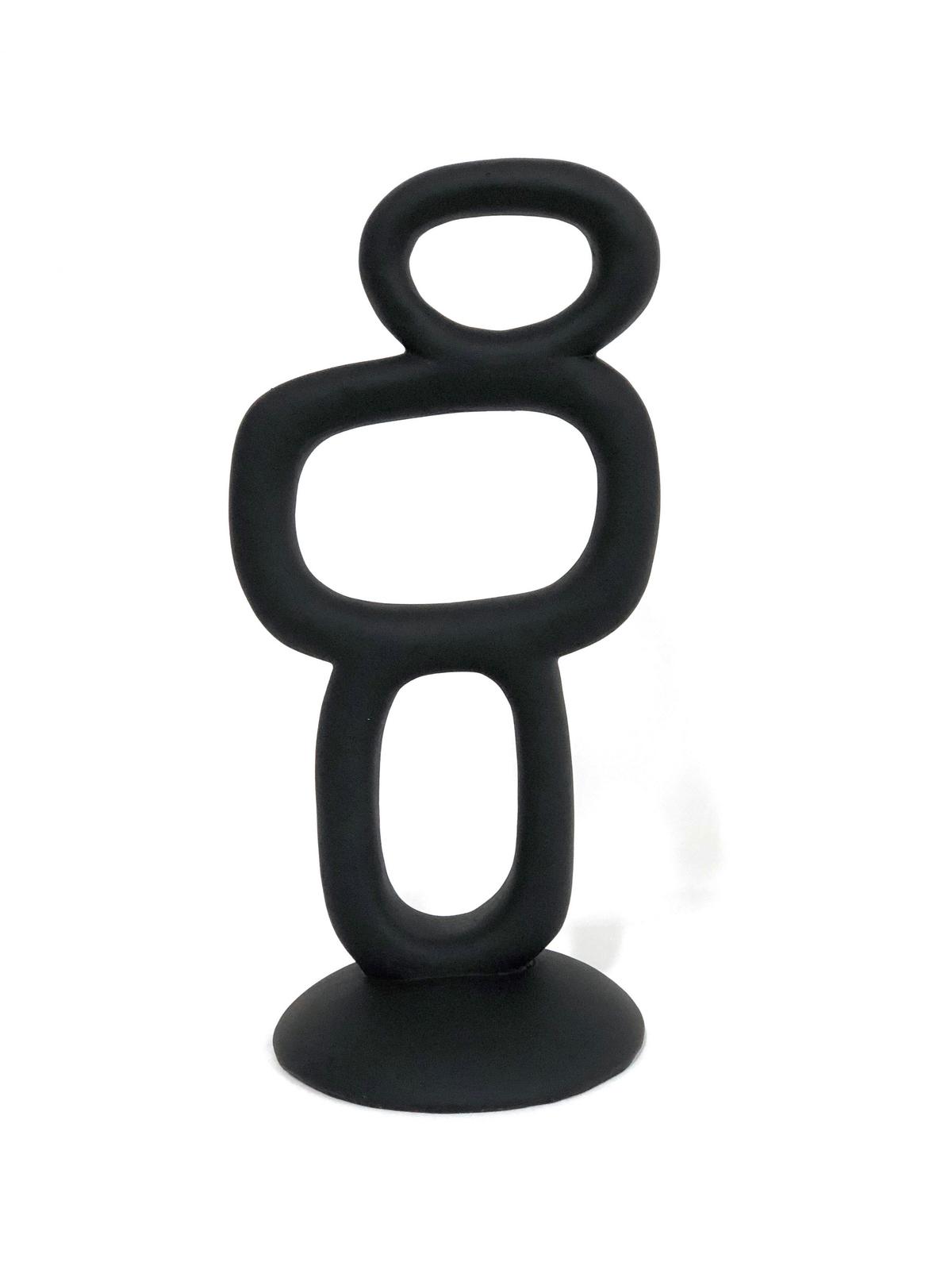 SOCHA NELE - čierna, Romantik / Landhaus, plast (13,5/28/10,8cm) - Mömax