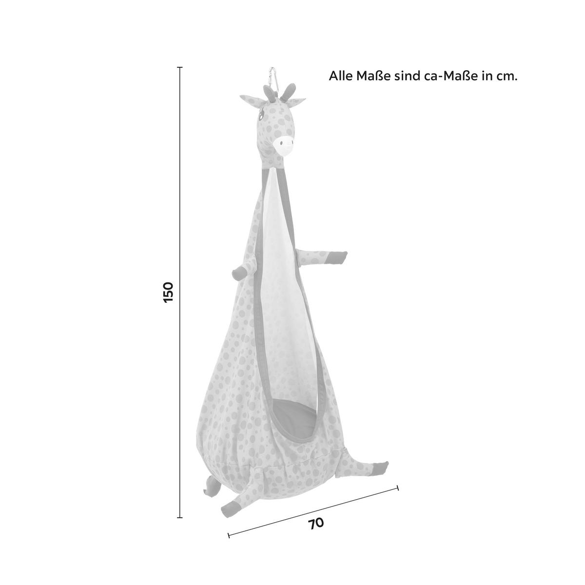 Sieťová hojdačka GISMO vr.vankúša - žltá, Modern, textil/plast (70/150/70cm) - Bessagi Kids