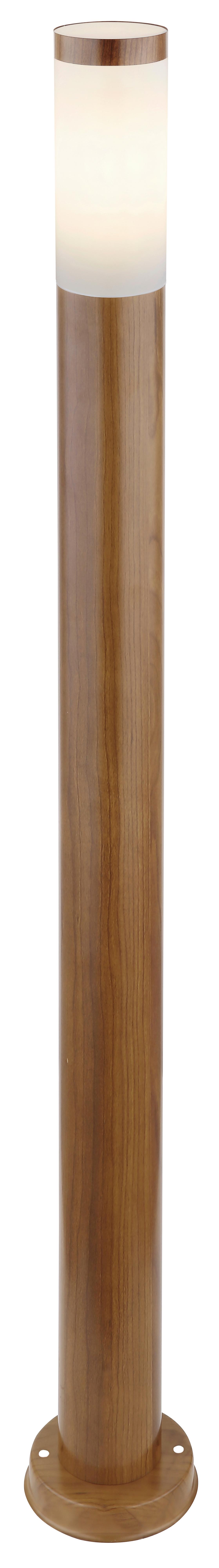 Außenleuchte 60 W Kunststoff/Edelstahl - Opal/Naturfarben, Basics, Kunststoff/Metall (12,7/110cm) - Globo